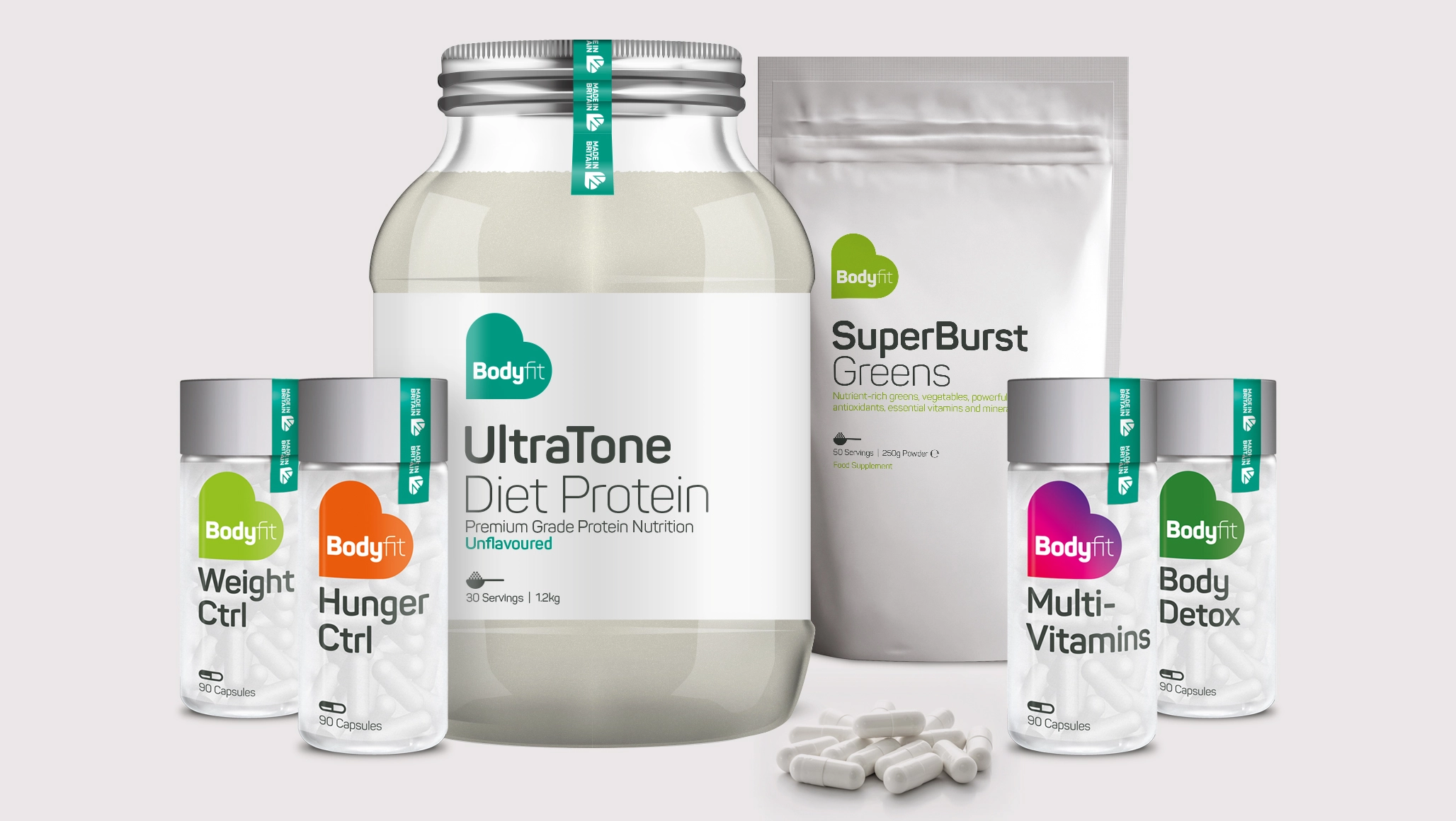 Bodyfit Packaging designs